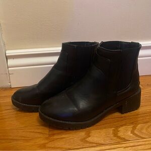 Black ankle boots